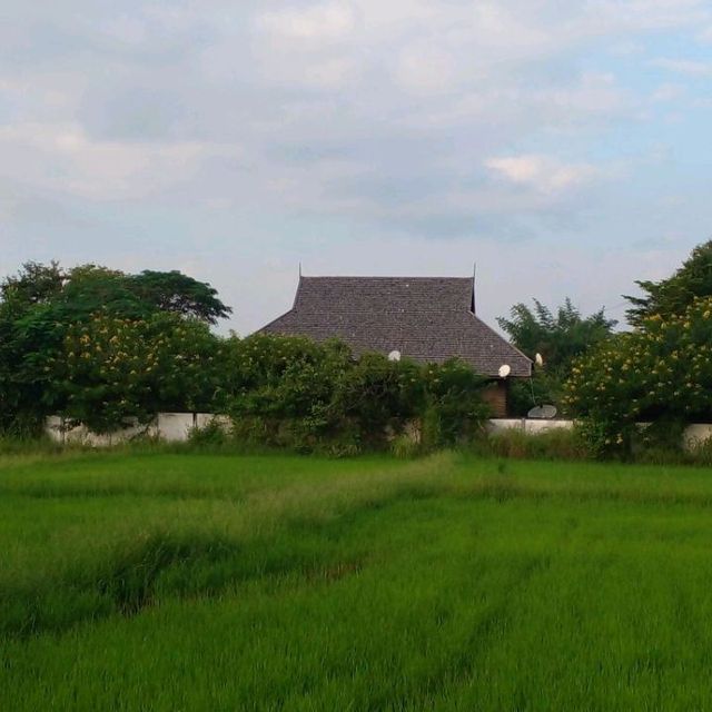 ที่พักลำปาง...ที่โอบล้อมด้วย..ทุ่งนาสุดจึ้ง...