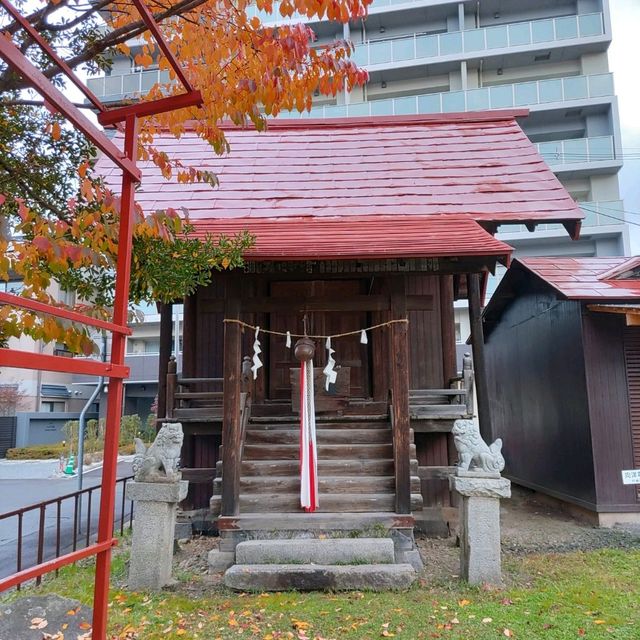 岩手県！町の中の岩手山神社