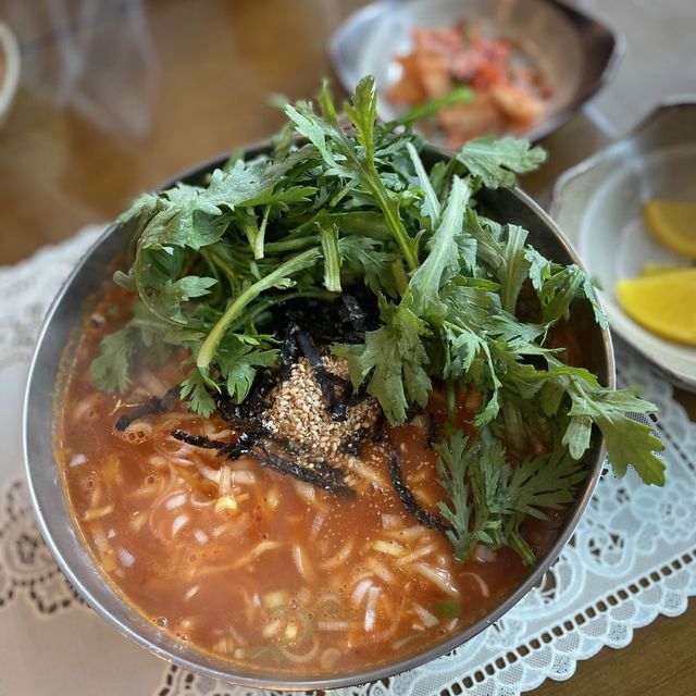 원주 별미 오징어칼국수🙌🙌
