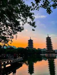 Sun and Moon Pagodas, Guilin🌿🌱