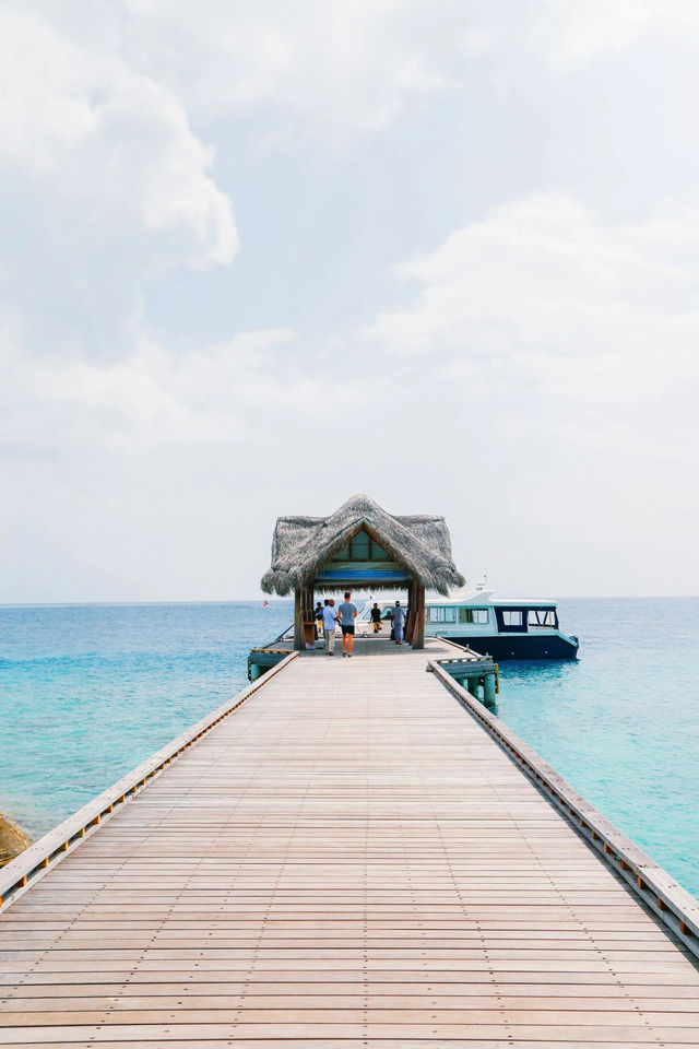 Lazy time on Kuredu Island in the Maldives.