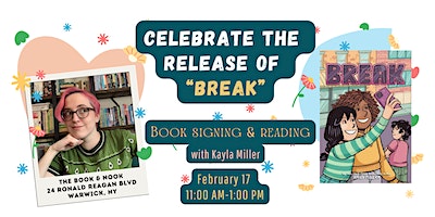 "Break" Book Signing & Reading | The Book & Nook