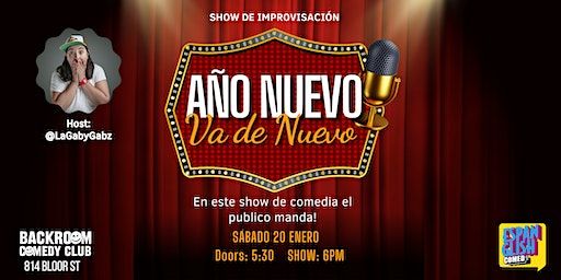 Show de Improv - Año Nuevo, Va de Nuevo (Toronto) | Backroom Comedy Club