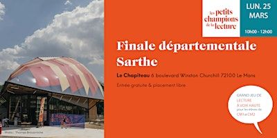 Finale départementale Sarthe - Les Petits champions de la lecture | Le Chapiteau - Cité du Cirque