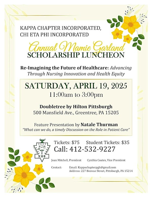 Annual Mamie Garland Scholarship Luncheon | DoubleTree by Hilton Hotel Pittsburgh - Green Tree
