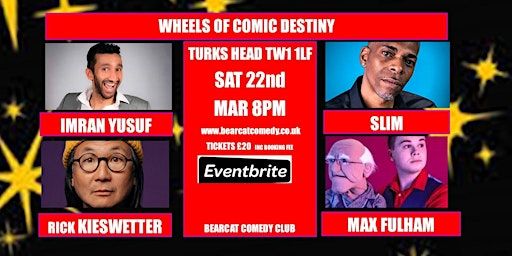 Bearcat Comedy Saturday 22nd March | Turks Head