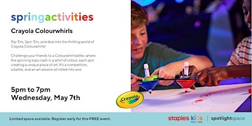 Crayola Colourwhirls at Staples Corktown Store 26 | Staples Corktown Store 26