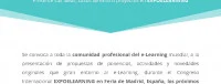 International Congress and Professional Fair EXPOELEARNING 2025 | IFEMA
