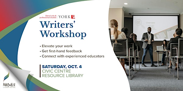 Writers' Workshop | Civic Centre Resource Library