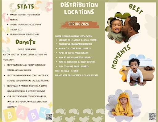 Bundle of Joy Diaper Distribution Program | Cone Park Branch | Alachua County Library District