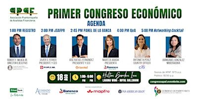 Primer congreso económico de APAF | Hilton Garden Inn San Juan Condado