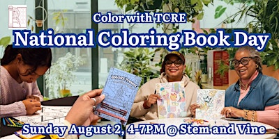 National Coloring Book Day Party | Stem & Vine