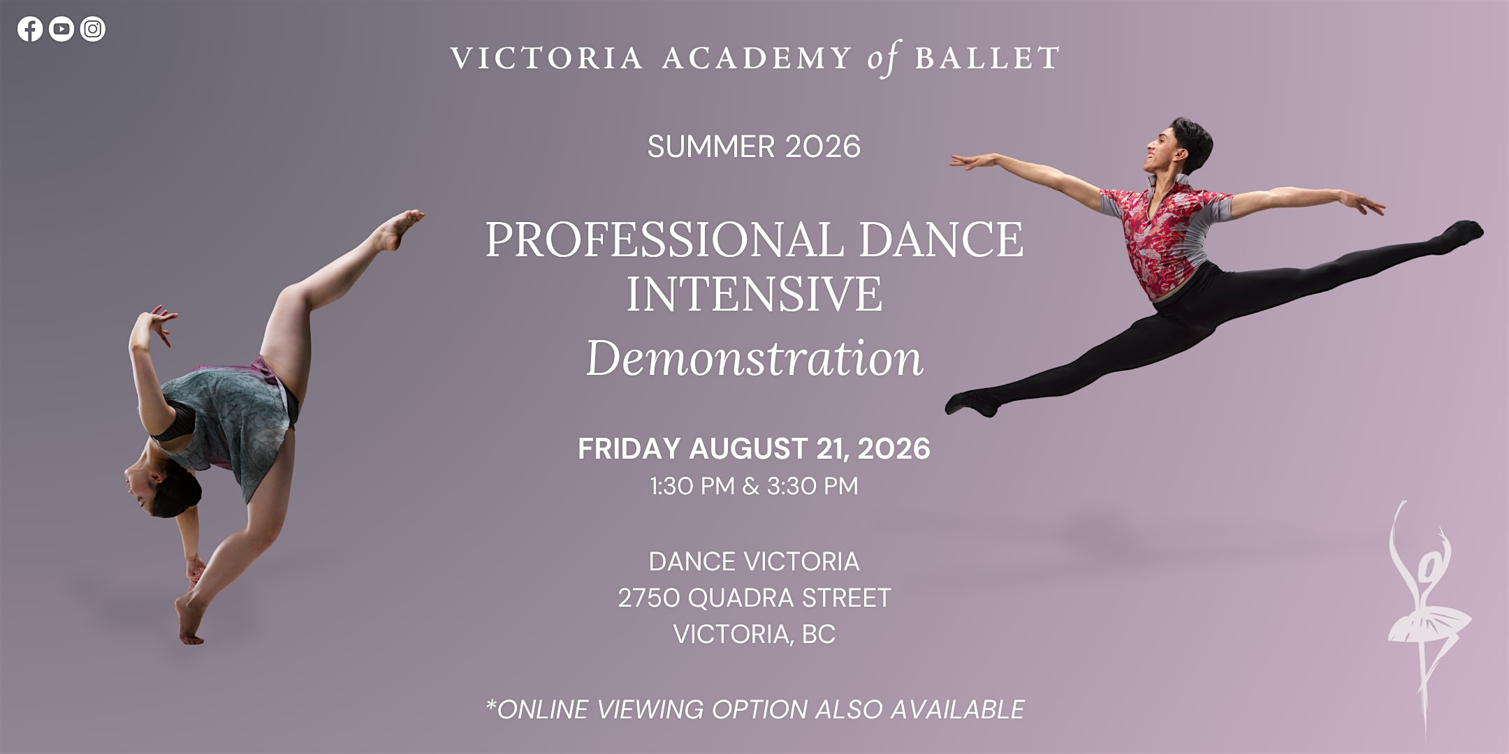 Victoria Academy of Ballet Professional Dance Intensive 2026 Demonstration | Dance Victoria