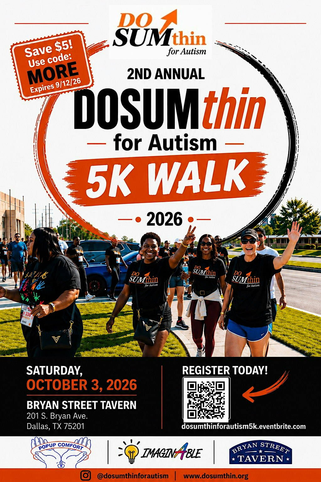 DOSUMthin for Autism 5k Walk | Bryan Street Tavern
