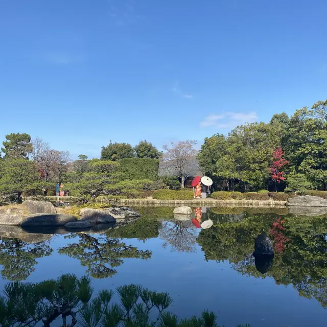 街中でも楽しめる日本庭園