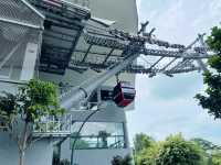 Cable car fun on Sentosa Island Singapore