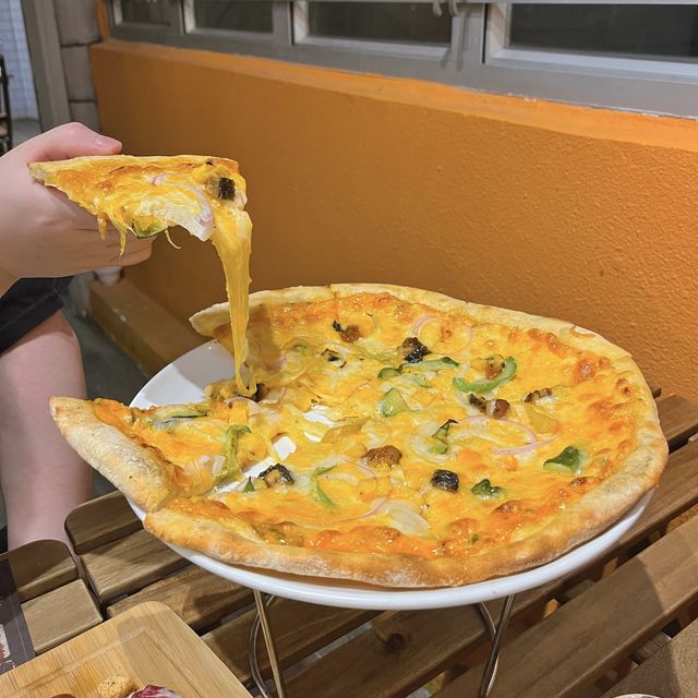 💕 12吋拉絲瀑布pizza❗️回頭率高港島西餐廳❗️