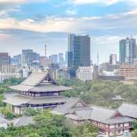 パークタワー東京のコーナーの素晴らしい景色