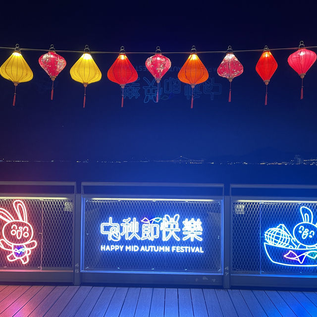 卑路乍灣海濱長廊#堅農中秋夜市