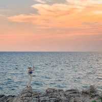 จุดชมวิวท้ายเกาะเสม็ด Tay Koh Sun Set View Point