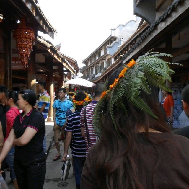 中国 四川省 "黄龍渓古鎮" 1700年の歴史!? 趣ある散策!!