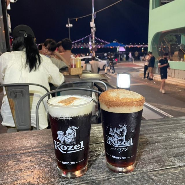 광안리 오션뷰를 보면서 즐기는 맥주
