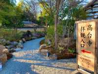 京都　SAKURA 桜めぐり❗️高台寺の桜に感動❗️