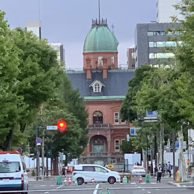 北海道庁赤レンガ　街中のお散歩コース🚶‍♂️