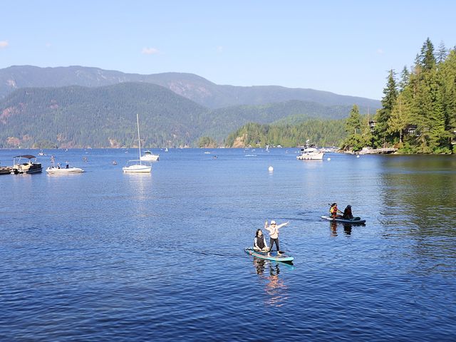 밴쿠버 여름휴양지 Deep Cove 패들보드