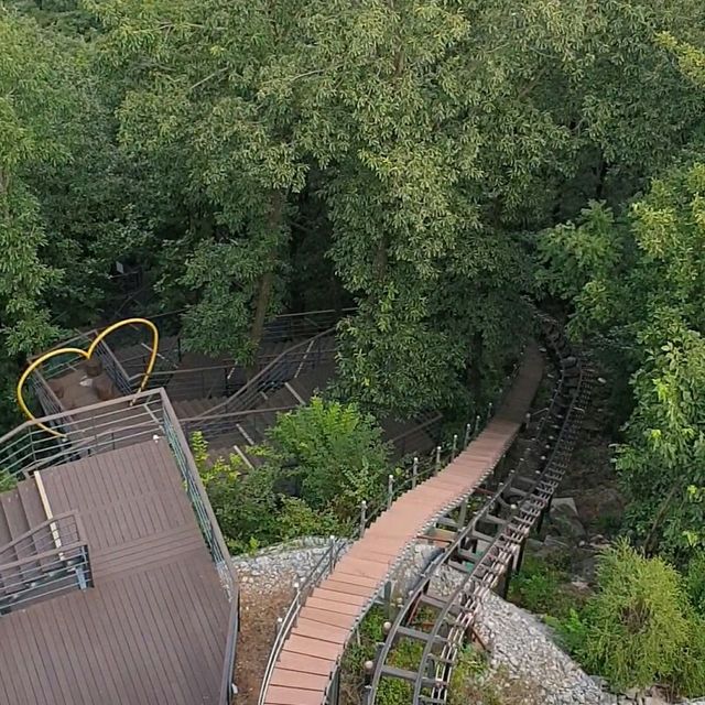 Taking Mono Rail through the Chungjuho Lake