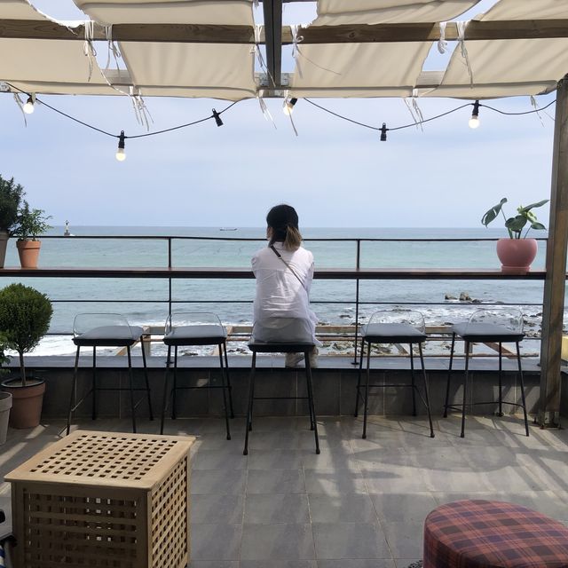 청사포 카페 루프탑, 곳곳이 포토존