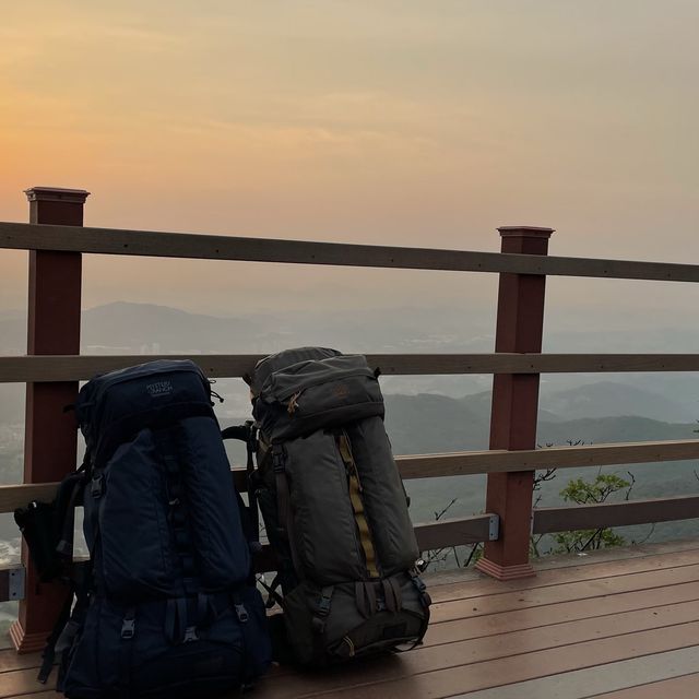 수암봉 : 등산말고 백패킹!