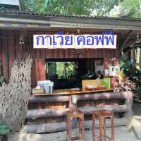 🏝️☕️ดื่มกาแฟ ดูน้ำตกสวย🌳💦