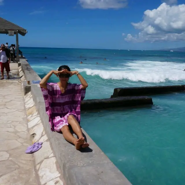 하와이 와이키키해변