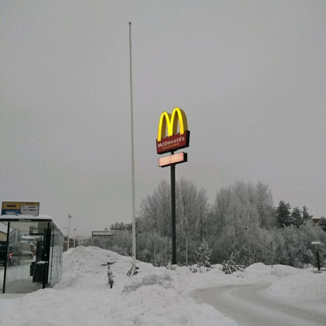 🇫🇮 Rovaniemi · 被白雪所覆蓋既麥當勞
