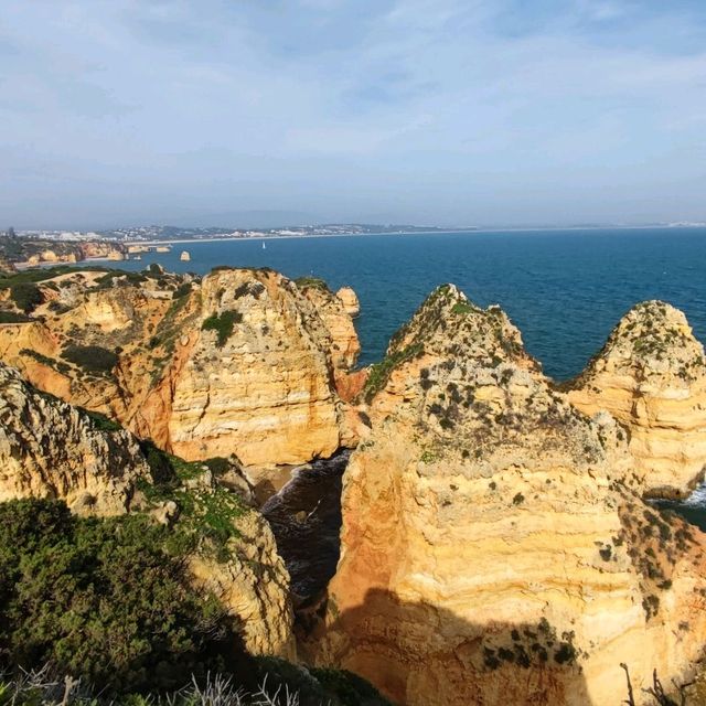 Coastline of the town Lagos