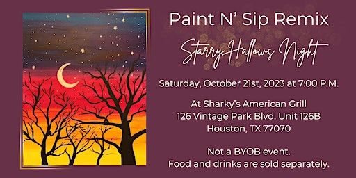 Paint N' Sip Remix | Sharkys American Grill