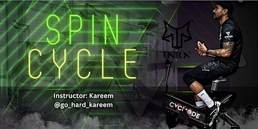 Only $10 Nov. & Dec.! Spin/Cycle Class - Pop/Hip Hop/R&B with Kareem | The Union Fit Hub