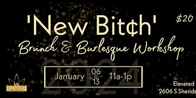 'New Bit€h' Brunch & Burlesque Workshop | Elevated Fitness
