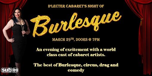 A Night of Burlesque | Sub89, Friar Street, Reading, UK