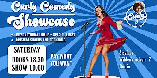 English stand-up: Curly Comedy Showcase! 20.01.24 | Sisyfass