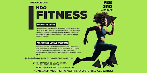 NDO FITNESS BOOTCAMP | 154 Smallwood Village Center