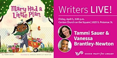 Tammi Sauer & Vanessa Brantley-Newton: "Mary Had a Little Plan" | Church on the Square