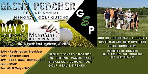 2nd Annual Glenn Peacher Memorial Golf Outing | Mountain Branch