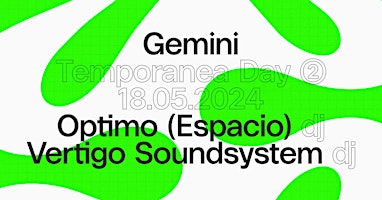 Gemini Festival | Temporanea 18.05 | DUMBO