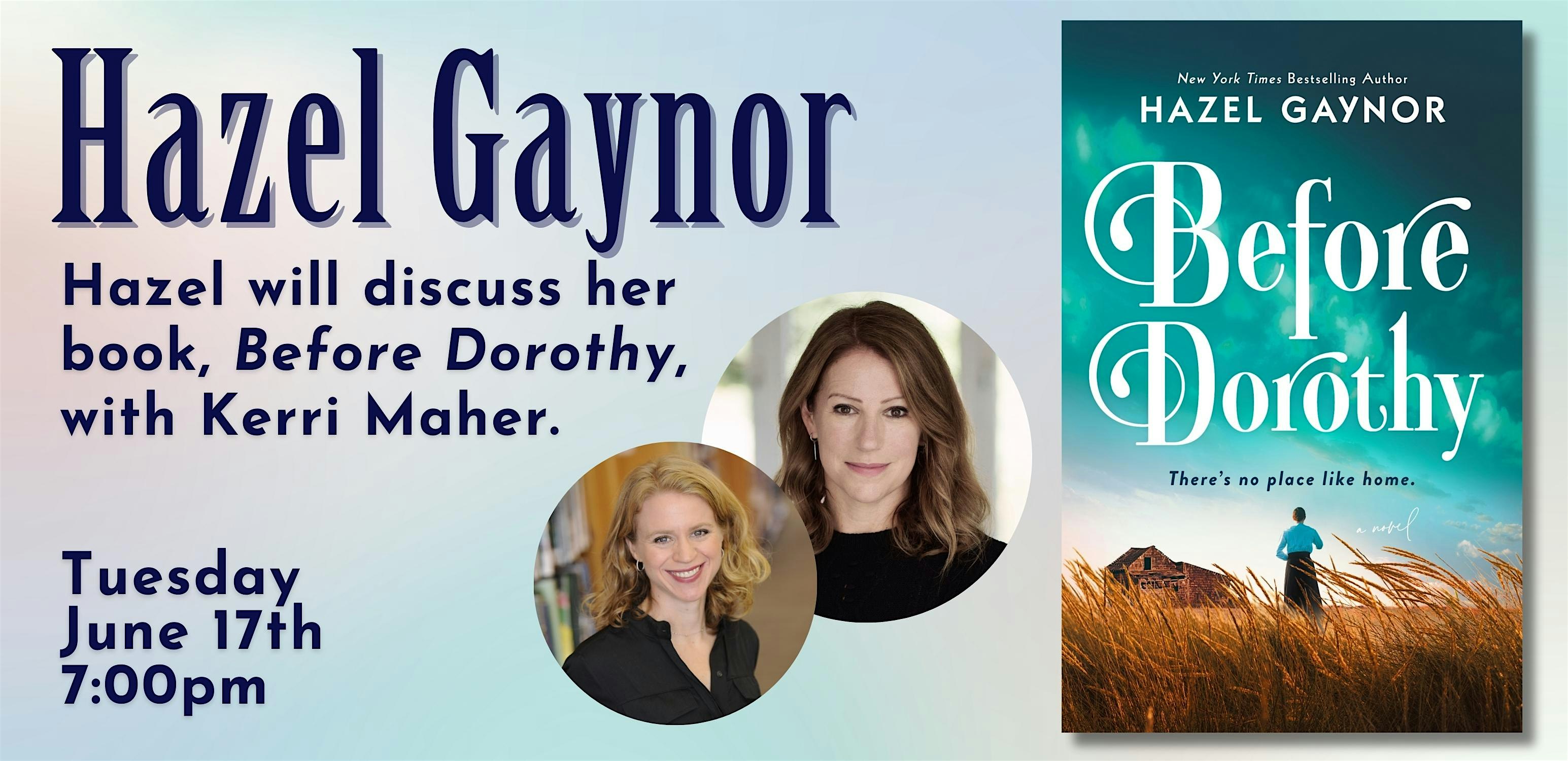 Hazel Gaynor with Kerri Maher | An Unlikely Story