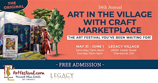 34th Annual Art in the Village with Craft Marketplace | Legacy Village
