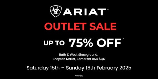 ARIAT OUTLET SALE - BATH AND WEST SHOWGROUND | The Bath & West Showground