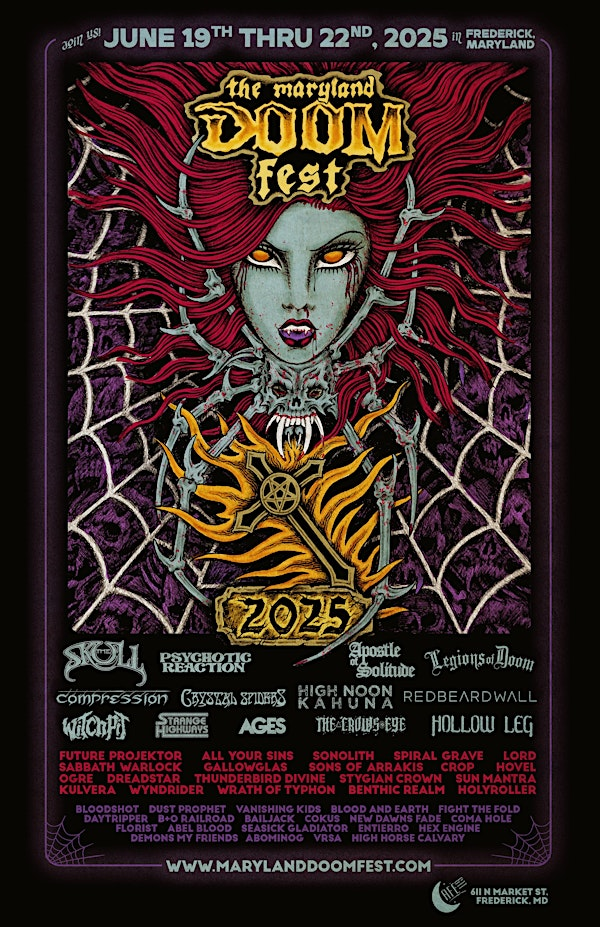 The Maryland DooM Fest 2025 WEEKEND PASSES | Cafe 611 Restaurant