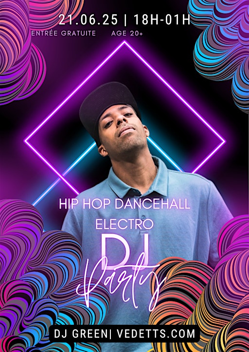 DJ GREEN Hip hop Dancehall électro - Samedi 21 juin | 122 Chem. des Sables